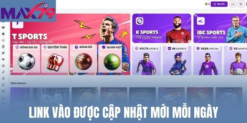 Link vào được cập nhật mới mỗi ngày